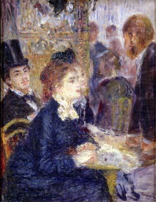 Pierre Auguste Renoir At the Cafe France oil painting art